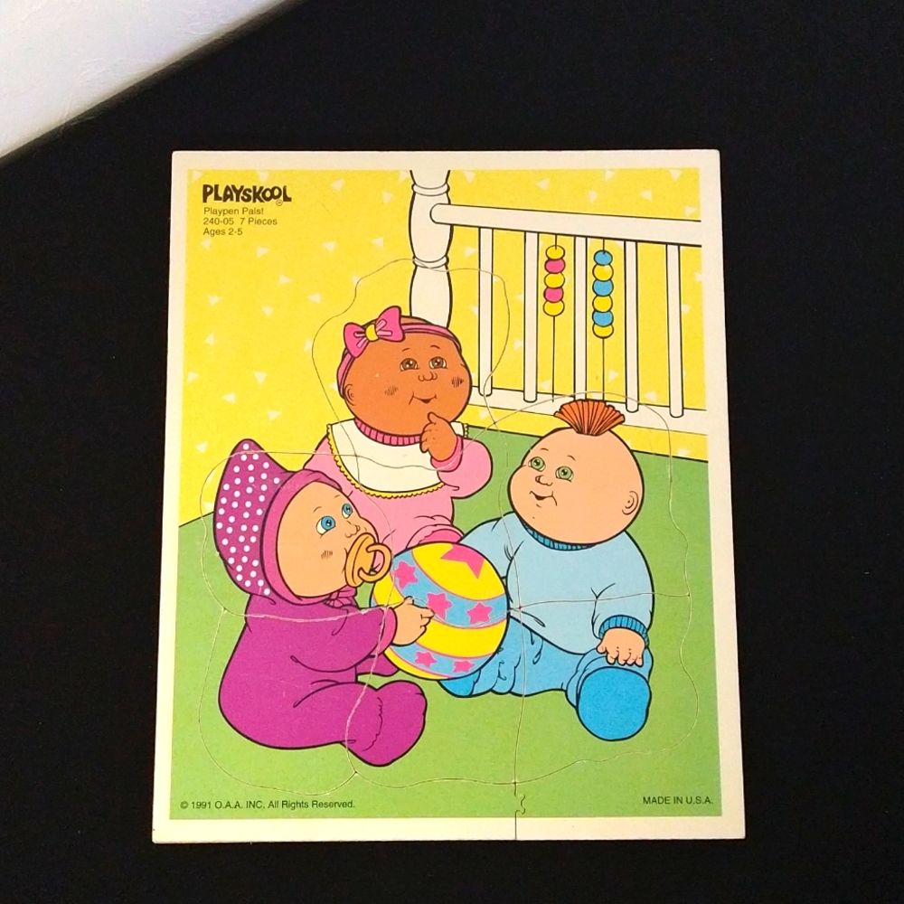 Vintage 1991" Cabbage Patch Playskool Puzzle